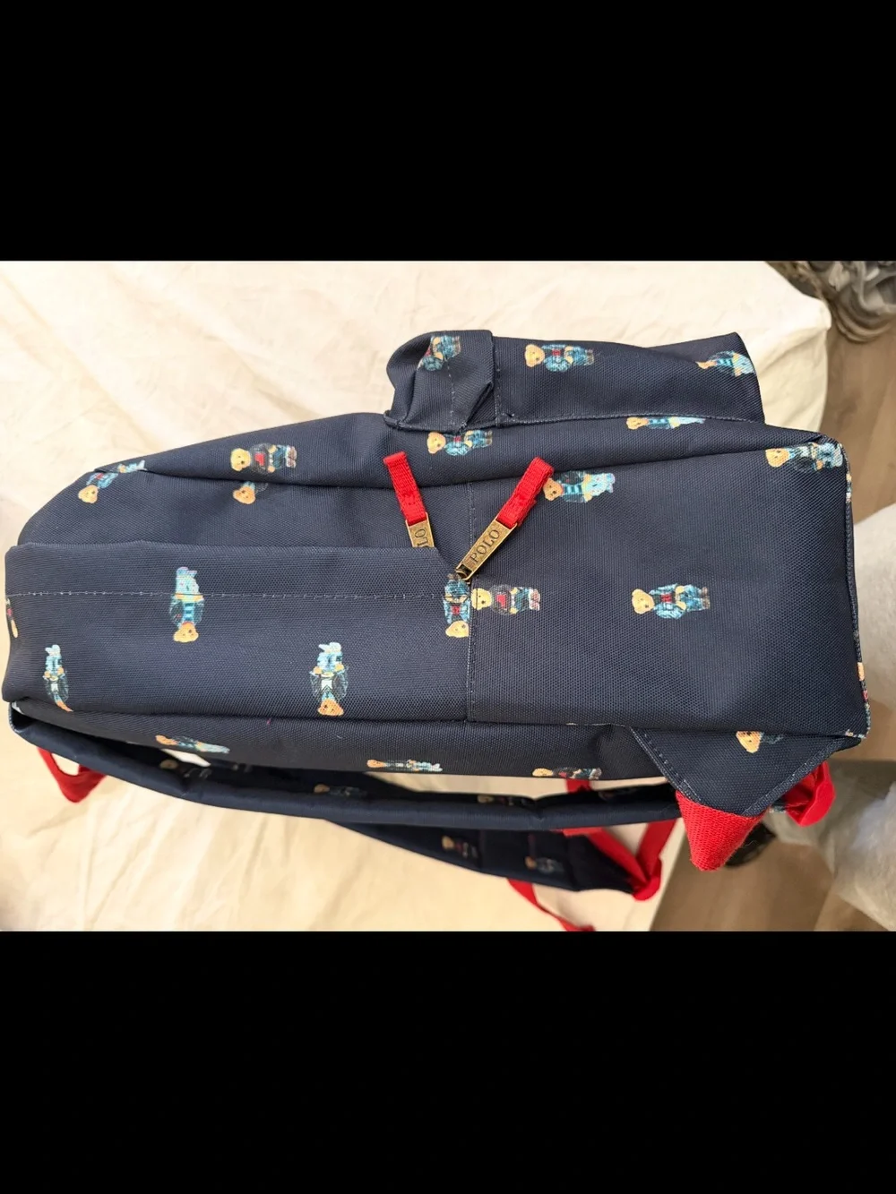 Ralph Lauren polo Navy Bear Print Men's Backpack
